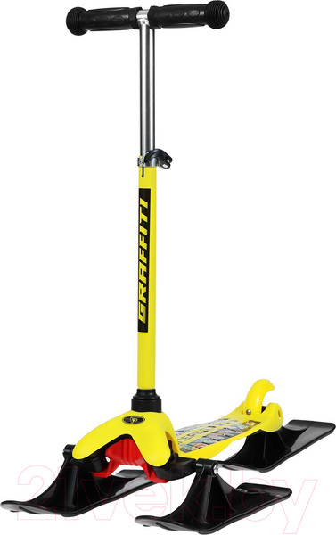 Изображение товара Самокат-снегокат Graffiti 2 в 1. Вперед / 9105555