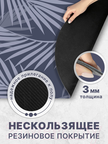Изображение товара Коврик для ванной Array F108 (синий)