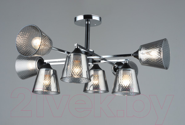 Изображение товара Потолочный светильник Mirastyle SX-N-4081/8 CH+BK