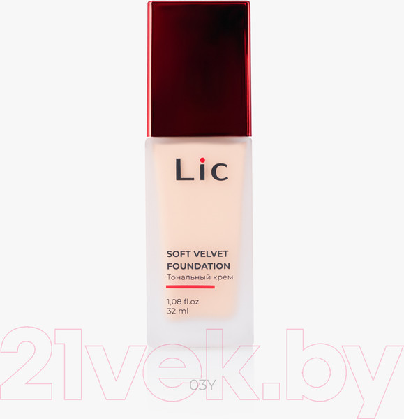 Изображение товара Тональный крем Lic Soft Velvet Foundation тон 03Y (32мл)