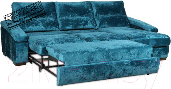 Изображение товара Диван угловой Асмана Форест 160x90 (Plush Dusty Green)