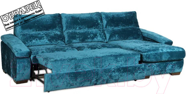 Изображение товара Диван угловой Асмана Форест 160x90 (Plush Dusty Green)