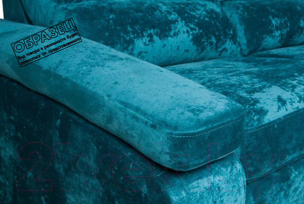 Изображение товара Диван угловой Асмана Форест 160x90 (Plush Dusty Green)