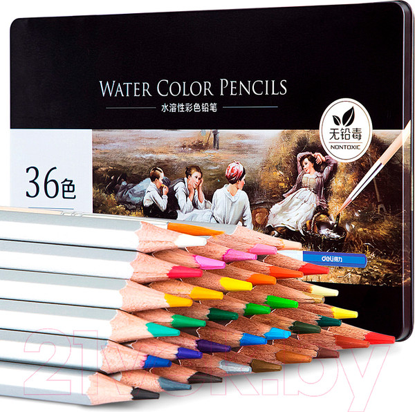 Изображение товара Набор цветных карандашей Deli Nuevo 6522 (36цв)