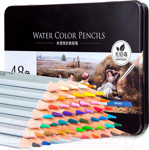 Изображение товара Набор цветных карандашей Deli Nuevo 6523 (48цв)