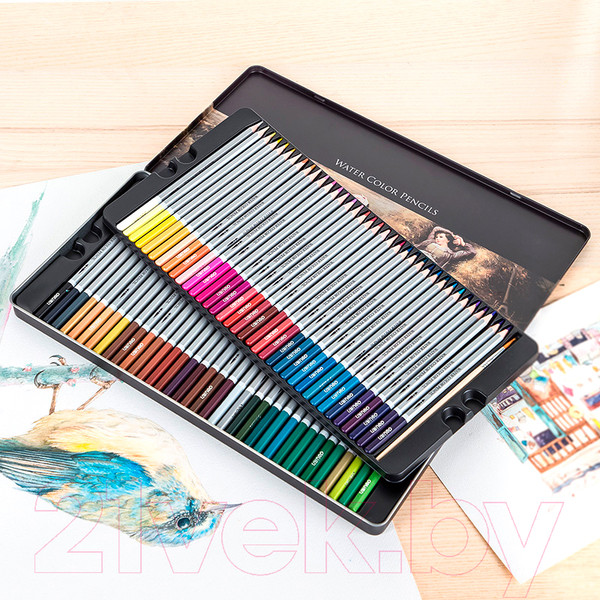 Изображение товара Набор цветных карандашей Deli Nuevo 6524 (72цв)