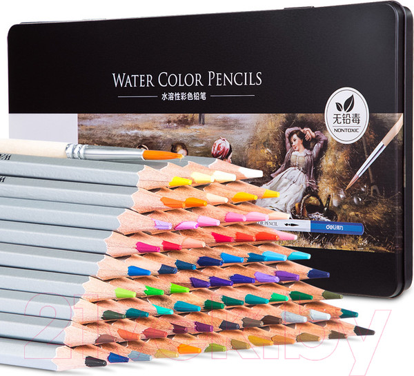 Изображение товара Набор цветных карандашей Deli Nuevo 6524 (72цв)