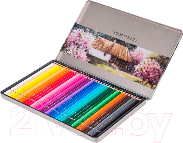 Изображение товара Набор цветных карандашей Deli 6566 (36цв)