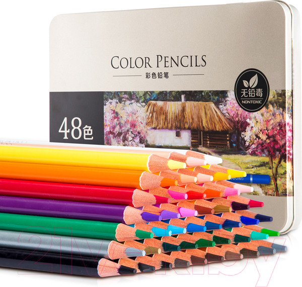 Изображение товара Набор цветных карандашей Deli 6567 (48цв)
