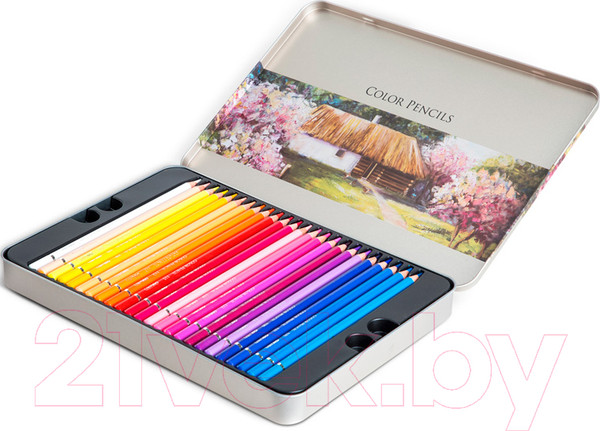 Изображение товара Набор цветных карандашей Deli 6567 (48цв)