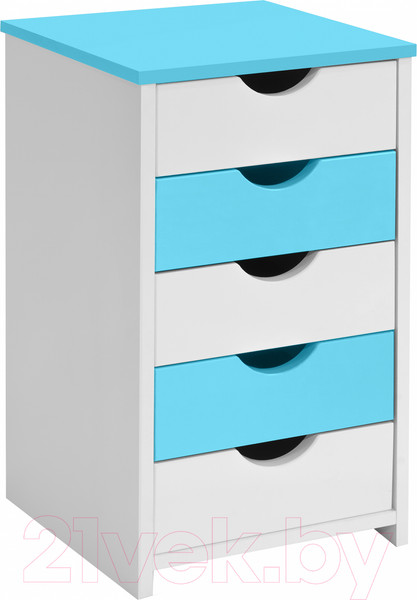 Изображение товара Тумба Мебель детям Детская (белый/голубой)