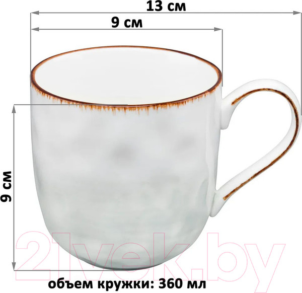 Изображение товара Кружка Elan Gallery Кантри / 760177 (голубой)