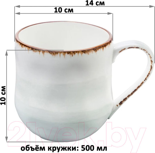 Изображение товара Кружка Elan Gallery Кантри / 760075 (голубой)