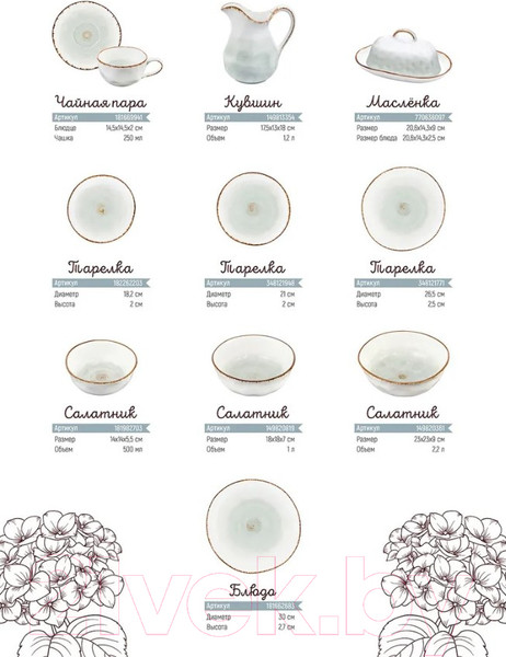 Изображение товара Кружка Elan Gallery Кантри / 760075 (голубой)