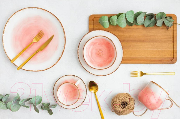 Изображение товара Кружка Elan Gallery Кантри / 760117 (коралловый)