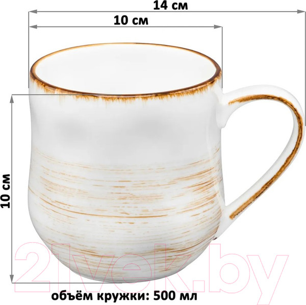 Изображение товара Кружка Elan Gallery Кантри / 760164 (натуральный)