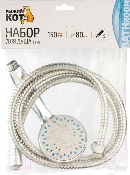 Изображение товара Душевой гарнитур Рыжий кот SS-02 / 105683