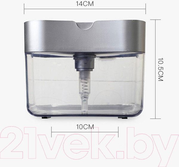 Изображение товара Дозатор моющего средства с подставкой для губки Saniteco TBD0192403101A