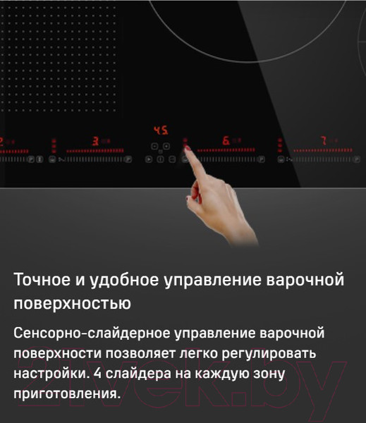 Изображение товара Индукционная варочная панель Maunfeld CVI804SFDGR