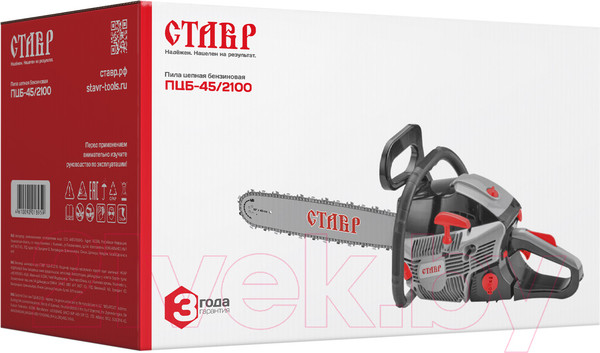 Изображение товара Бензопила цепная Ставр ПЦБ-45/2100