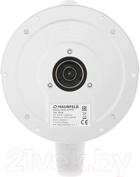 Изображение товара Электрочайник Maunfeld MGK-633WH
