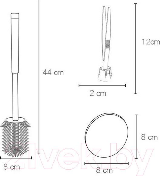 Изображение товара Ершик для унитаза Saniteco TBD04243223