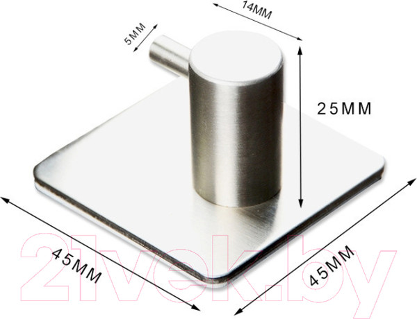 Изображение товара Крючок для ванной Saniteco HC40591S