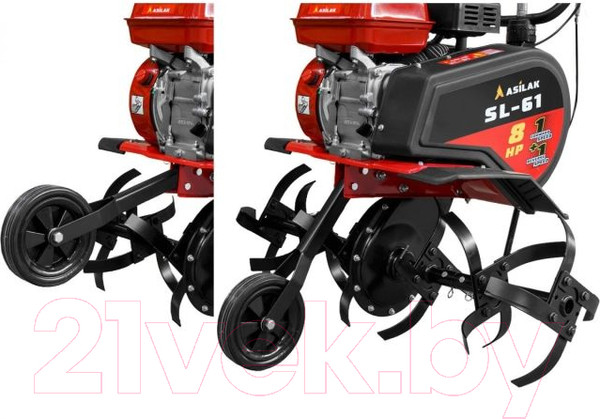 Изображение товара Мотокультиватор бензиновый Asilak SL-61 / AS1576-2