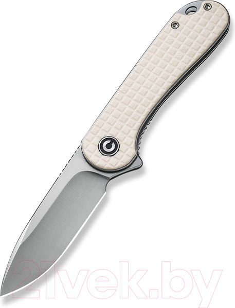 Изображение товара Нож складной Civivi Elementum D2 Steel Satin Finished Handle G10 Ivory / C907A-3