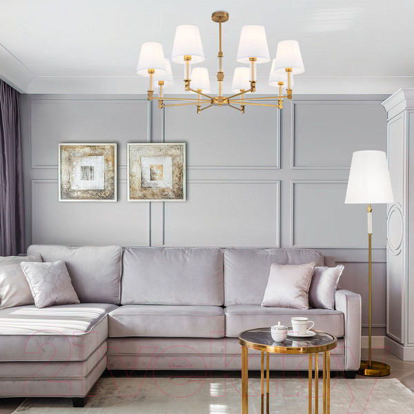 Изображение товара Торшер Евросвет 01146/1 (латунь)