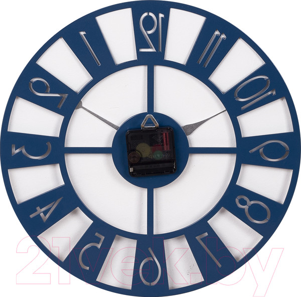 Изображение товара Настенные часы РУБИН Дартс / 3532-002 (синий)