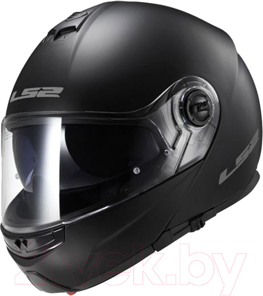 Изображение товара Мотошлем LS2 FF325 Strobe Snow Solid (2XL, черный матовый)