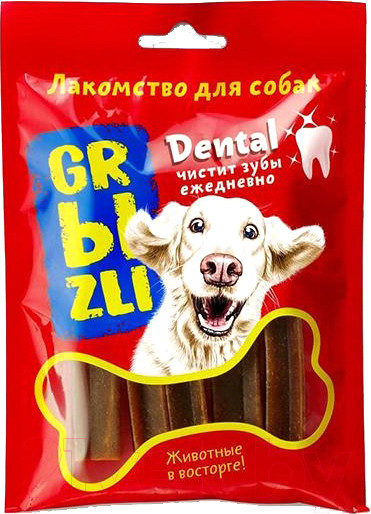Изображение товара Лакомство для собак GRЫZLI Dental жевательное для мелких пород / 228004090 (150гр)
