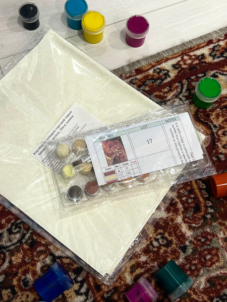 Изображение товара Картина по номерам Sundays Art Лев и львица