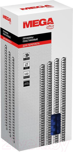 Изображение товара Пружины для переплета ProMega Office 12мм / 255091 (100шт, синий)