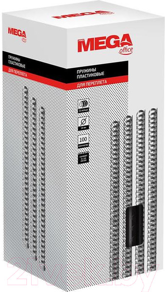 Изображение товара Пружины для переплета ProMega Office 14мм / 255097 (100шт, черный)