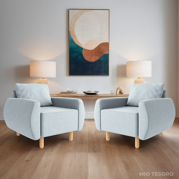 Изображение товара Кресло мягкое Mio Tesoro Тулисия (Pastel Blue)
