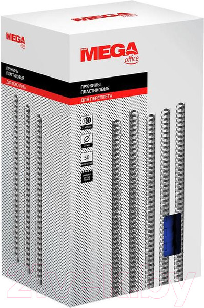Изображение товара Пружины для переплета ProMega Office 38мм / 255113 (50шт, синий)