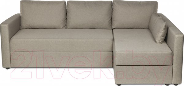 Изображение товара Диван угловой Mio Tesoro Тилаус длинный подлокотник (Beige/Grey)