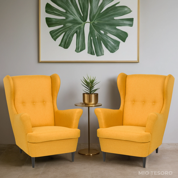 Изображение товара Кресло мягкое Mio Tesoro Тойво (Yellow/Orange)