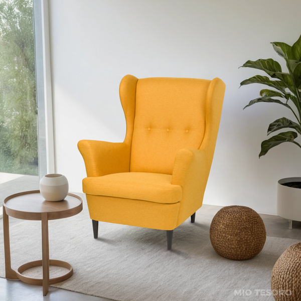 Изображение товара Кресло мягкое Mio Tesoro Тойво (Yellow/Orange)