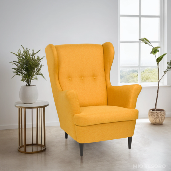 Изображение товара Кресло мягкое Mio Tesoro Тойво (Yellow/Orange)