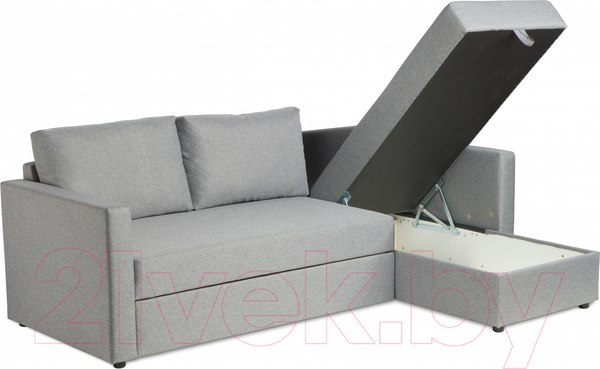 Изображение товара Диван угловой Mio Tesoro Тилаус короткий подлокотник (Grey)