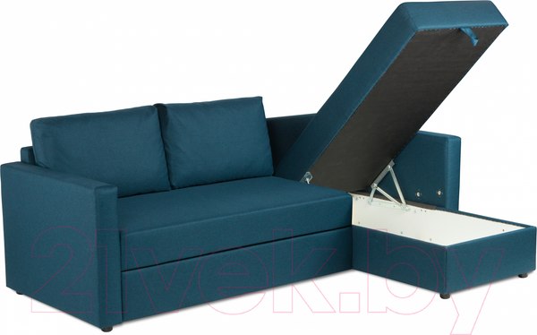 Изображение товара Диван угловой Mio Tesoro Тилаус короткий подлокотник (Turquoise)