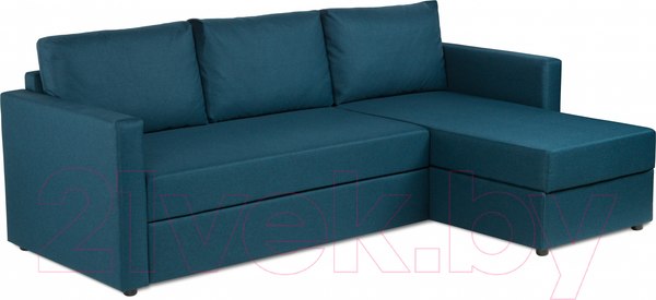 Изображение товара Диван угловой Mio Tesoro Тилаус короткий подлокотник (Turquoise)