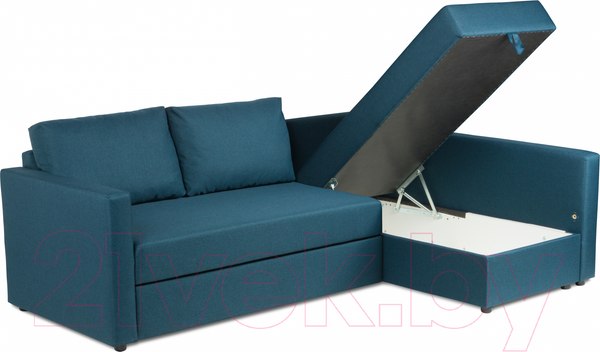 Изображение товара Диван угловой Mio Tesoro Тилаус длинный подлокотник (Turquoise)