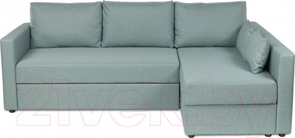 Изображение товара Диван угловой Mio Tesoro Тилаус длинный подлокотник (Mint/Grey)