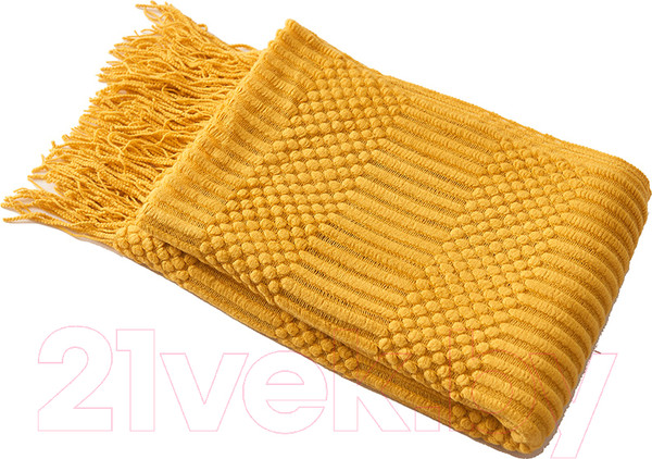 Изображение товара Плед Dalian 108545521 (горчичный)