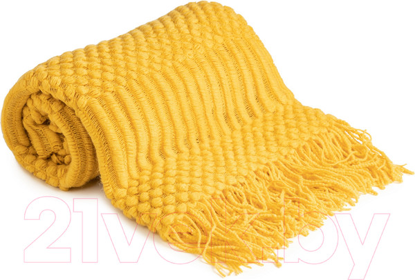 Изображение товара Плед Dalian 108545521 (горчичный)