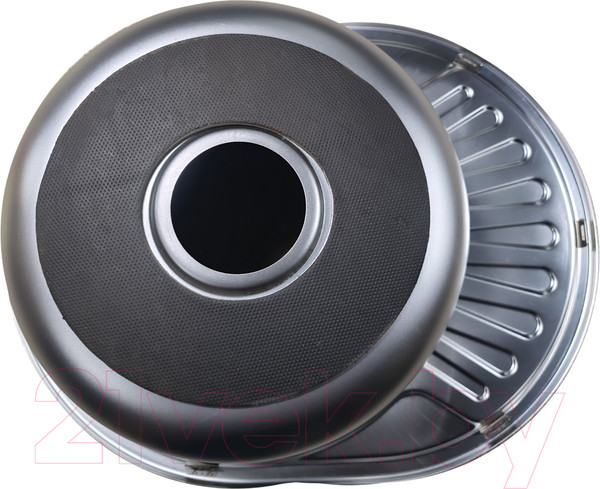 Изображение товара Мойка кухонная AKS Овальная 57x45 (матовый хром)